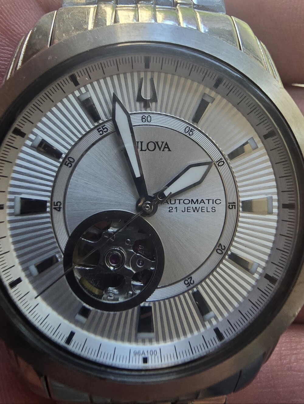 Bulova Men's Silver Automatic 21 Jewels Bulova C877597